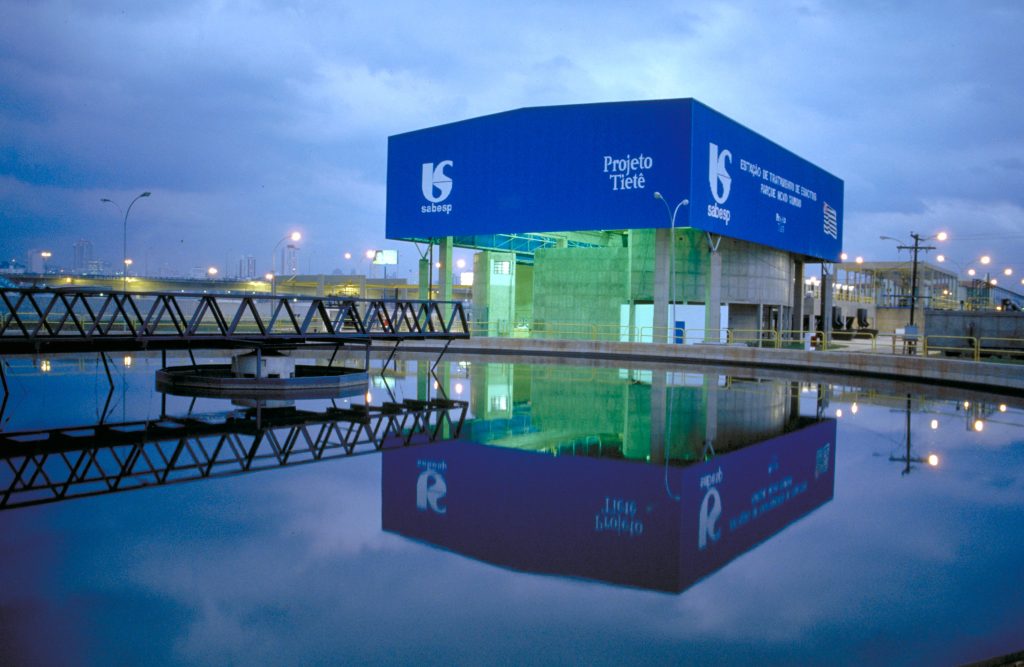 Estação de tratamento Sabesp Projeto Tietê