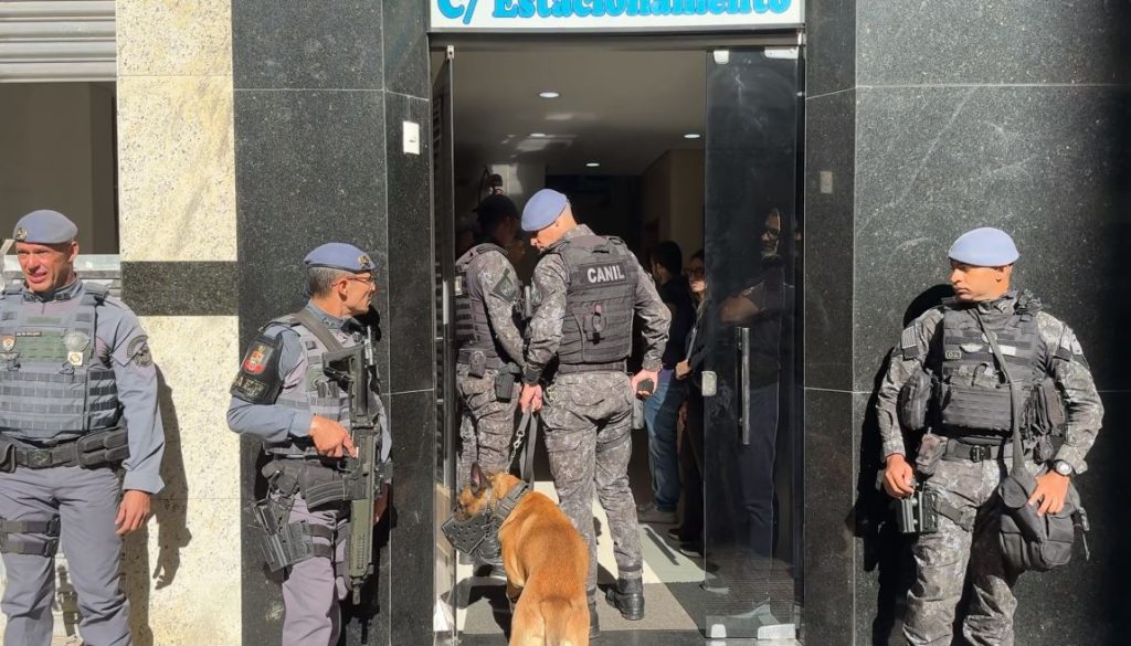 Ação da polícia no centro de SP