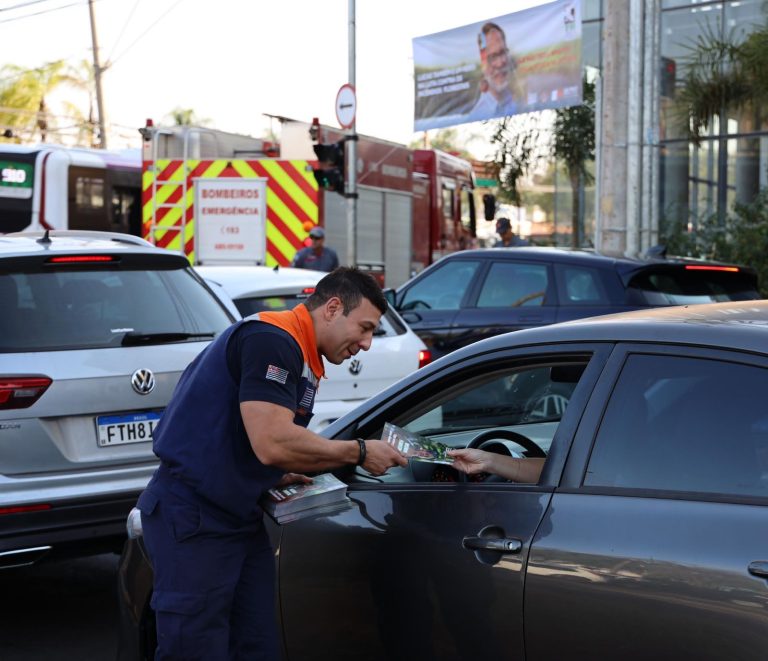Campanha da Defesa Civil de conscientização sobre a prevenção de incêndios