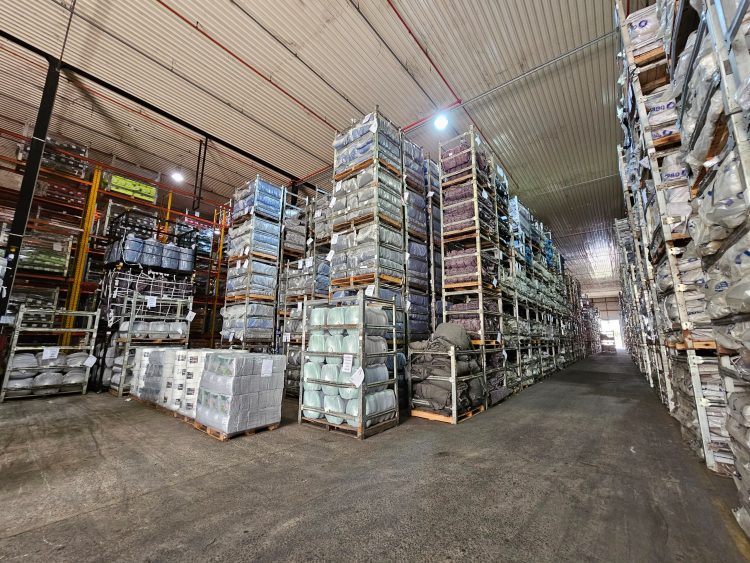 Cobertores para doação na Campanha do Agasalho