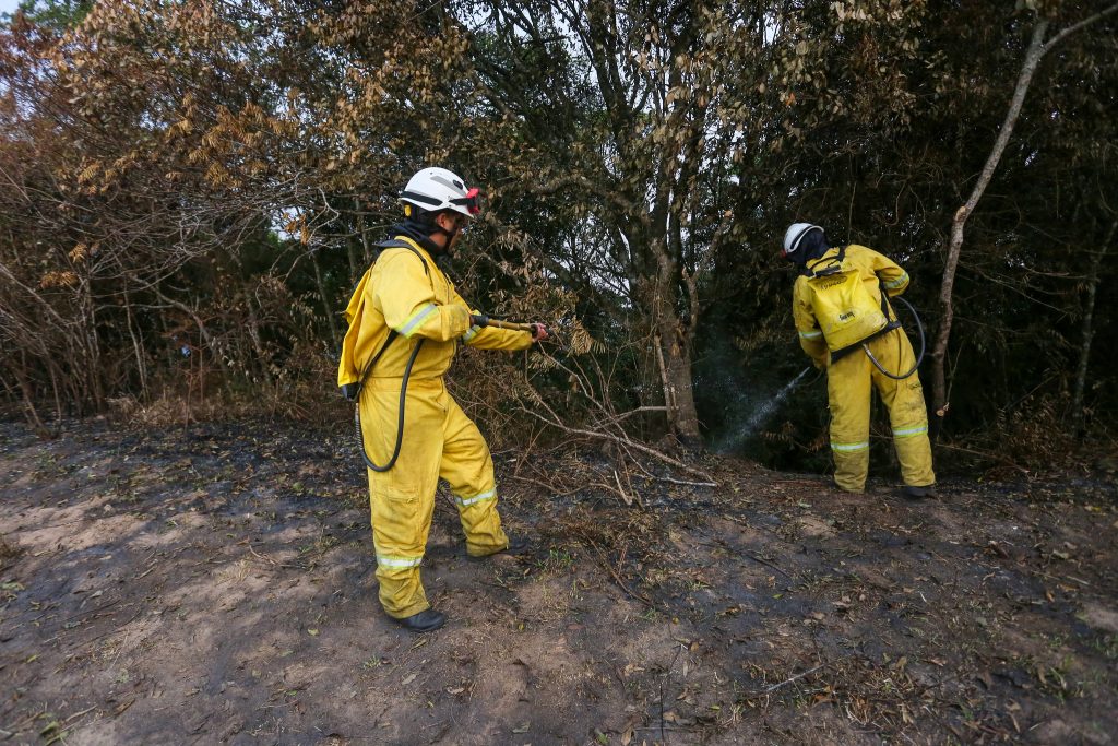 combate incêndio cantareira