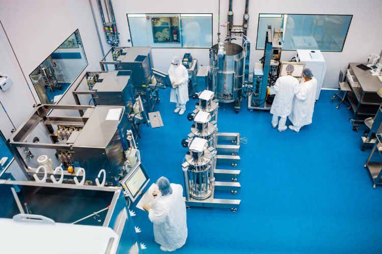 Fábrica de produção de anticorpos