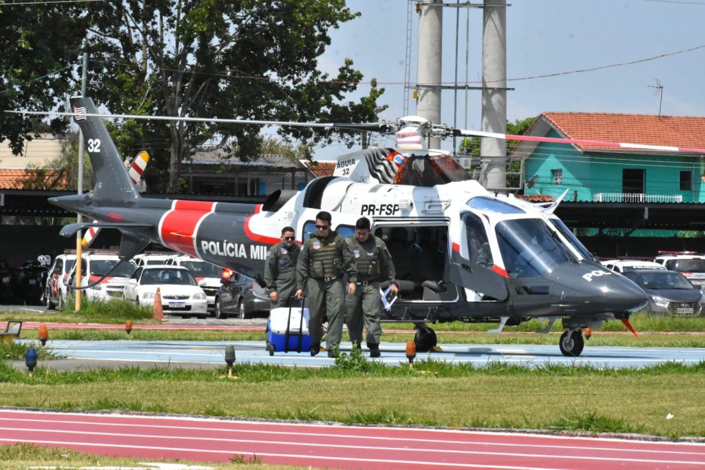 Helicópteros da PM são importantes no transporte de órgãos