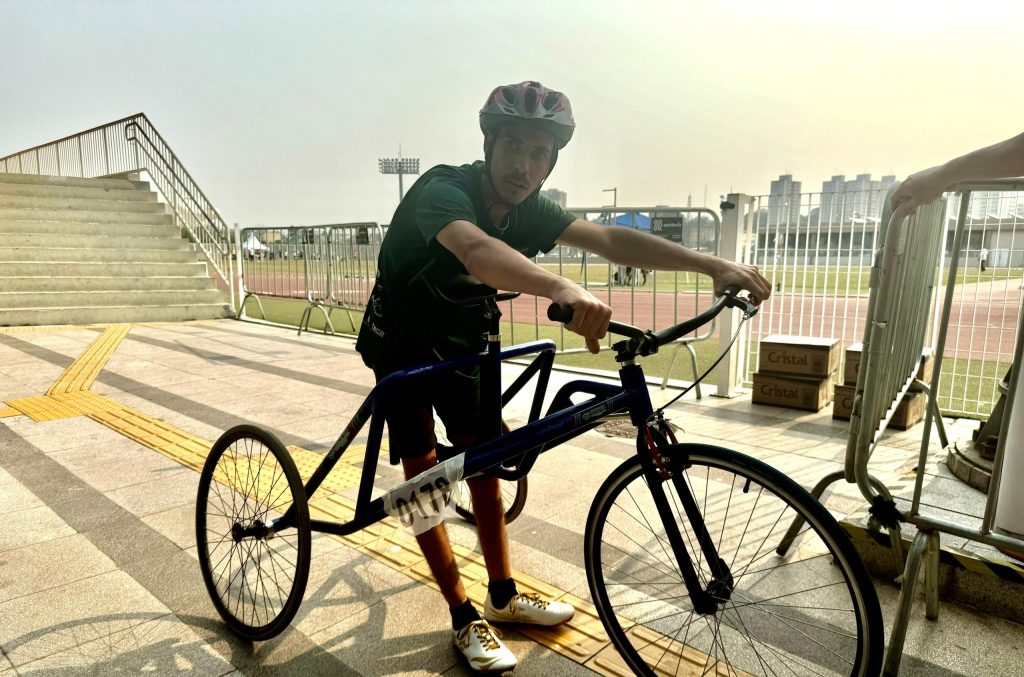 Paratleta Jóse Roberto de Brito, participante do Paresp