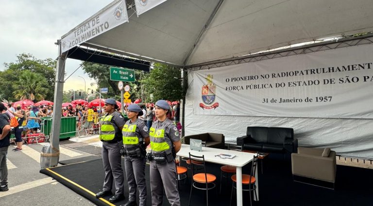 Polícia Militar: Tenda de acolhimento de mulheres no Carnaval 2024