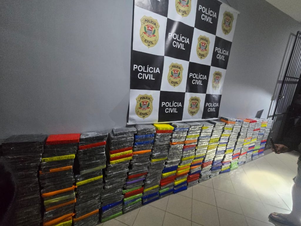 Polícia Civil de SP apreende 520 kg de cocaína em operação no litoral norte