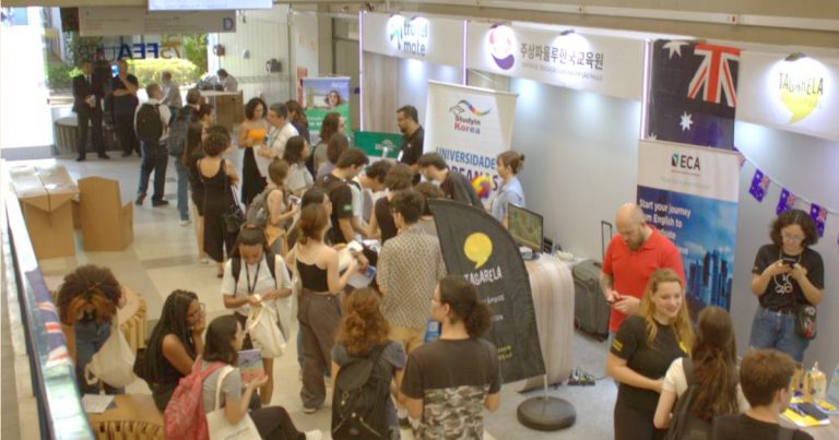 Feira de intercâmbio na USP