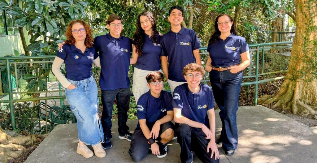 Estudantes da Etec Lauro Gomes