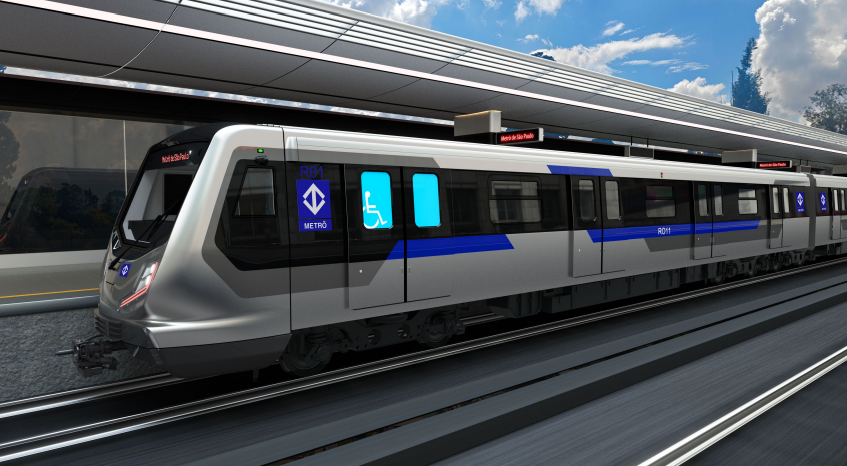 Projeto dos 44 novos trens adquiridos pelo Metrô para expansão da Linha 2-Verde do Metrô