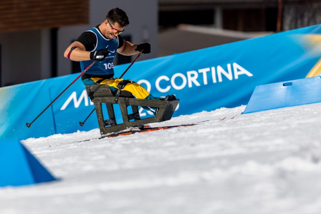 Cristian Ribera, atleta do Time São Paulo, nos Jogos Paralímpicos de Inverno (Foto: CPB/Divulgação)