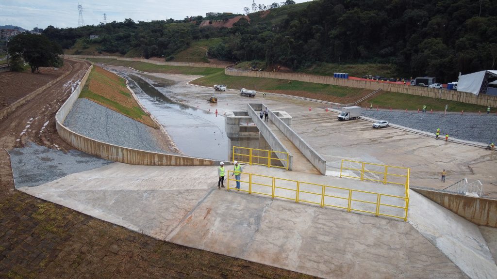 Obras da estrutura utilizaram cerca de 7.800 metros cúbicos de concreto. Foto: Pablo Jacob/Governo de SP